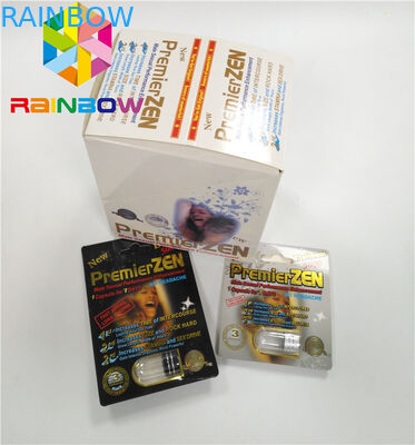 주문 아이 저항하는 Botton 자물쇠 3D 카드 종이상자를 포장하는 Premierzen 물집 카드