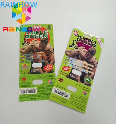 주문 아이 저항하는 Botton 자물쇠 3D 카드 종이상자를 포장하는 Premierzen 물집 카드