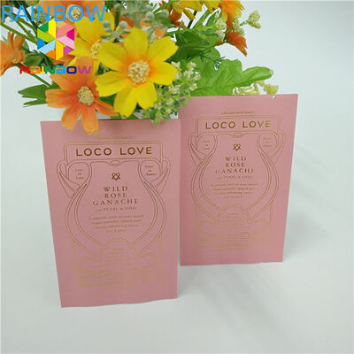 브라운 Kraft 종이 열 - 물개 포장 부대는 과자/커피 콩을 위한 크기를 주문을 받아서 만들었습니다