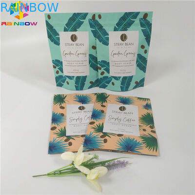 매트 Reclosable 끝은 주머니 부대, 몸을 위한 Zip 자물쇠 포장 부대를 제거합니다 위로 서 있습니다