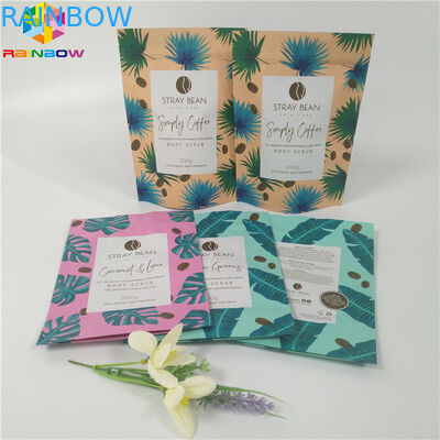 매트 Reclosable 끝은 주머니 부대, 몸을 위한 Zip 자물쇠 포장 부대를 제거합니다 위로 서 있습니다