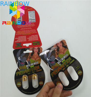 정상적인 크기 플라스틱 물집 포장 당나귀 30000 Burro2 6000 성 남성 증진 상자