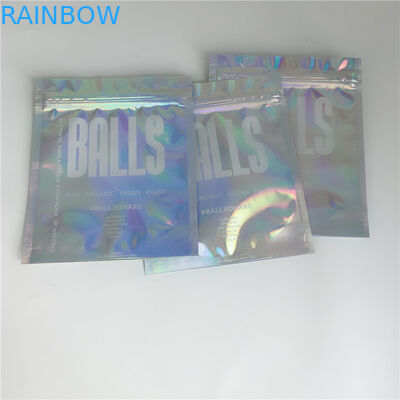 속눈섭 연장 접착제를 위해 밀봉되는 부대 광택 있는 3 측을 포장하는 지플락 화장품