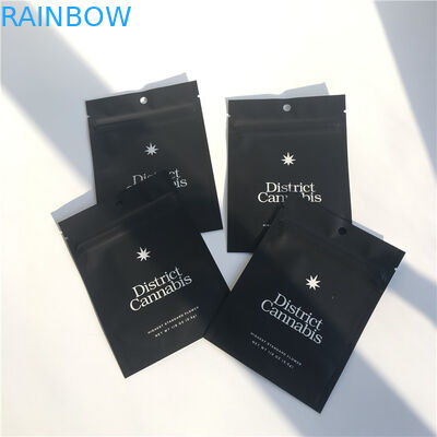 3.5 그램을 포장하는 주문 잡초 플라스틱 주머니는 Mylar 지플락 CYMK 색깔을 위로 서 있습니다