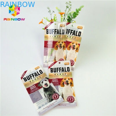 광택 있는 끝은 Ziplock 부대 3 편들어진 밀봉한 창 Fleixble 포장을 위로 서 있습니다