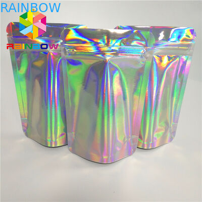 속눈섭/솔/보석을 위해 주문 지플락 홀로그램 간식 포장 부대