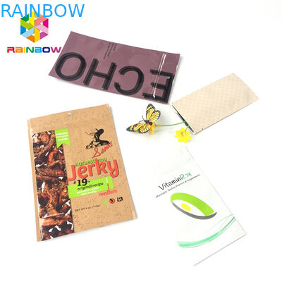 플라스틱 알루미늄 호일 원색 인쇄 3 옆 물개를 포장하는 Resealable 포일 주머니