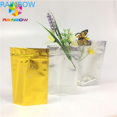 Mylar Zip 자물쇠 부대 화장용 표본 향낭을 포장하는 명확한 정면 Doypack 포일 주머니