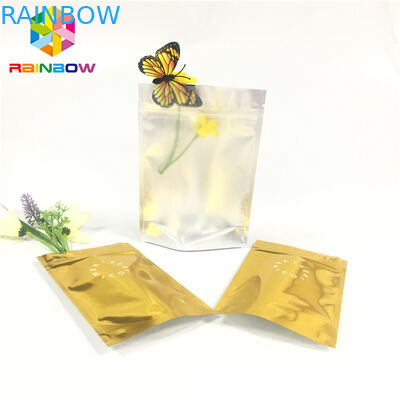 Mylar Zip 자물쇠 부대 화장용 표본 향낭을 포장하는 명확한 정면 Doypack 포일 주머니