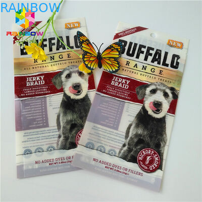 플라스틱 지플락 패킹 부대, 3는 물개 위로 서 있습니다 음식을 위한 주머니를 편들었습니다