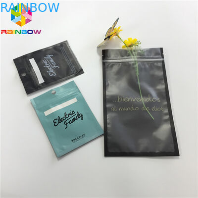 알루미늄 호일 뒤 잡초 Mylar 부대를 포장하는 투명한 명확한 정면 플라스틱 주머니