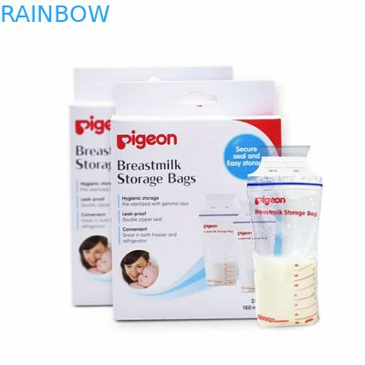 두 배 지퍼 주머니, 열을 위로 서 있으십시오 - 포장 부대 젖 저장을 밀봉하십시오
