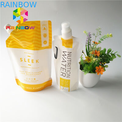 5oz/7oz 재상할 수 있는 투명한 에너지 음료 부대를 포장하는 플라스틱 주둥이 주머니