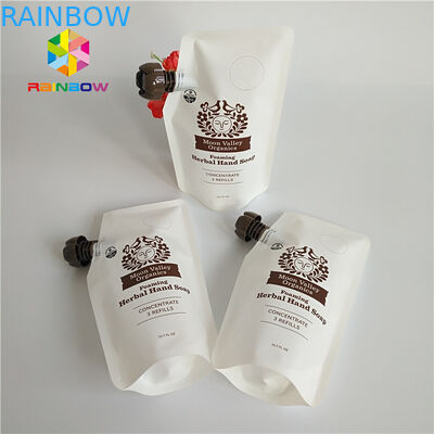 5oz/7oz 재상할 수 있는 투명한 에너지 음료 부대를 포장하는 플라스틱 주둥이 주머니