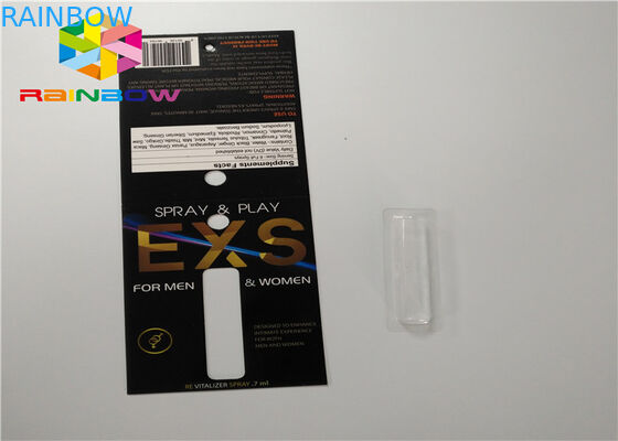 주문 활주 물집 카드 구멍을 가진 포장 살포 접히는 포장 서류상 카드