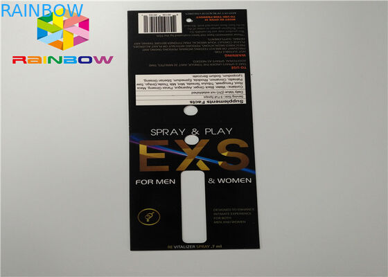 주문 활주 물집 카드 구멍을 가진 포장 살포 접히는 포장 서류상 카드