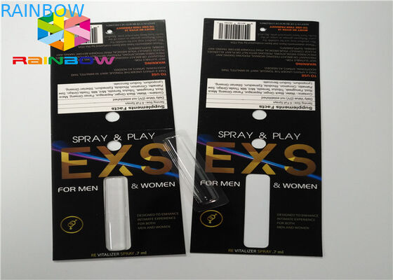 주문 활주 물집 카드 구멍을 가진 포장 살포 접히는 포장 서류상 카드