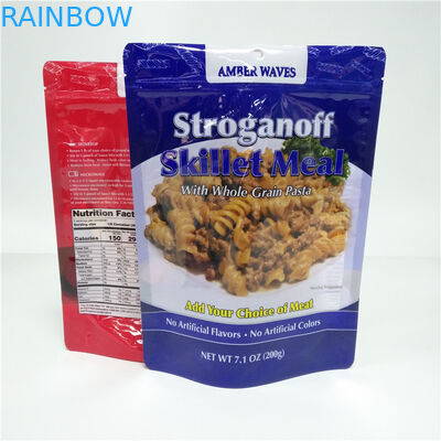 디지털 방식으로 인쇄 식사 부대 포장은 음식 주머니 바닥 삼각천 부대 SGS FDA를 위로 서 있습니다