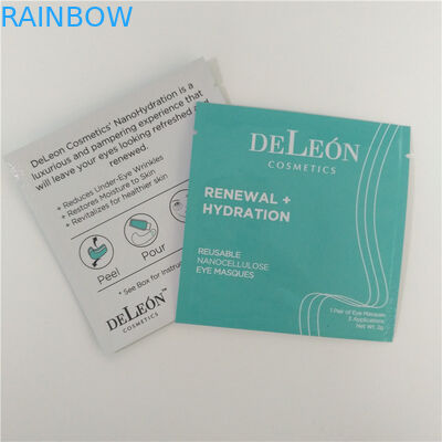 풀 컬러 인쇄는 지퍼 주머니 부대 재사용할 수 있는 눈 가면극 포장을 위로 서 있습니다