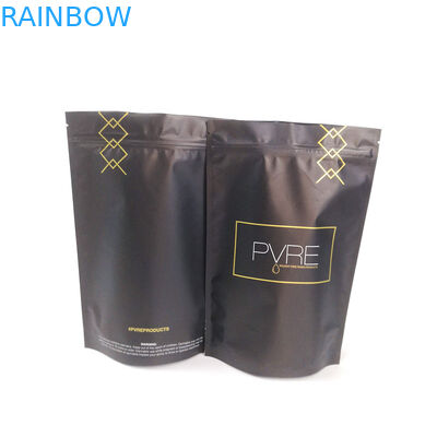 알루미늄 호일을 인쇄하는 Gravnre는 주머니 재상할 수 있는 주문 인쇄 1회분의 커피 봉지를 위로 서 있습니다