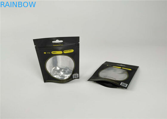 명확하게 포장하는 증거 플라스틱 주머니를 창을 가진 3.5g 매트 기름 파리 OG를 냄새맡으십시오