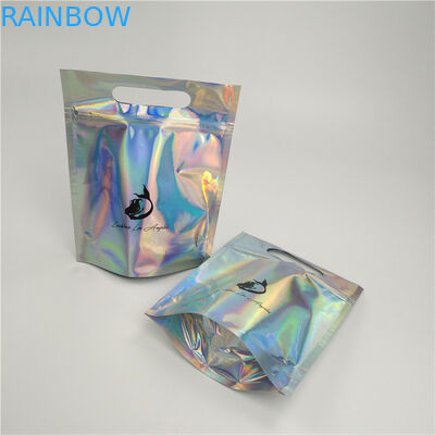 방습 포일 주머니 포장은 손잡이를 가진 지퍼 최고 주문을 받아서 만들어진 크기를 위로 서 있습니다