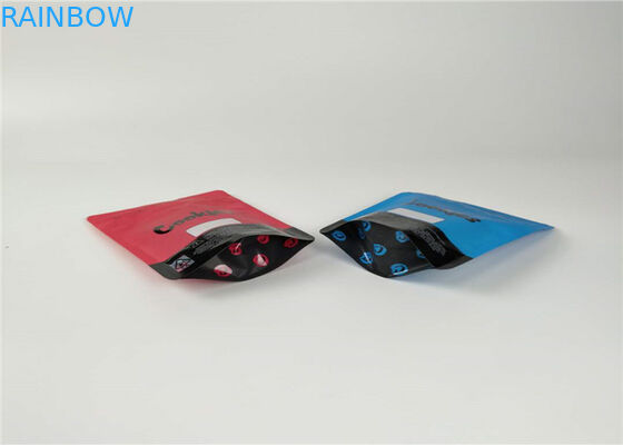 알루미늄 호일은 1LB 과자 CBD 포장 내구재를 포장하는 플라스틱 주머니를 자루에 넣습니다