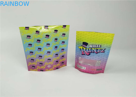 정글 소년 냄새 증거 과자 잡초 부대 Zip 자물쇠를 포장하는 Runtz 플라스틱 주머니