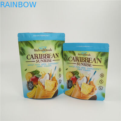 건조 과일 식사 부대 방수 포장 지퍼 관례에 의하여 인쇄되는 알루미늄 호일