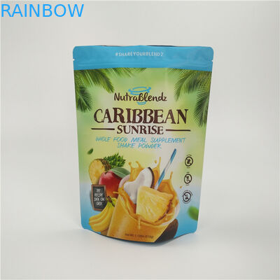 건조 과일 식사 부대 방수 포장 지퍼 관례에 의하여 인쇄되는 알루미늄 호일