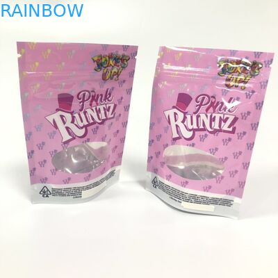 Ziplock를 가진 Mylar 포일 Runtz 지플락 부대를 포장하는 알루미늄 호일 초본 향