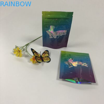 Mylar Runtz를 포장하는 두 배 지퍼 포일 주머니는 포장 과자를 위한 플라스틱을 자루에 넣습니다