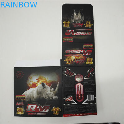 아BS 물자 플라스틱 약병 코뿔소 12 물집 포장 카드 전시 상자