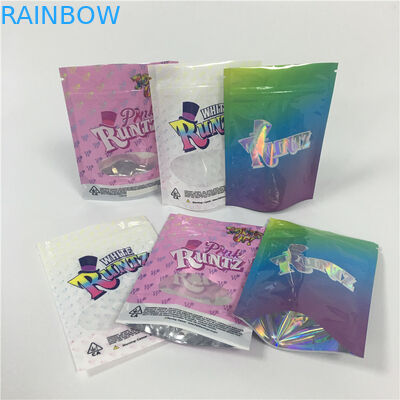 튼튼한 초본 향 정글은 소년 Runtz를 포장하는 과자 냄새 증거를 자루에 넣습니다