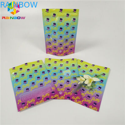 관례 1oz 3.5g 포일 주머니 포장 냄새 증거 잡초 포장 부대 광택 있는 표면