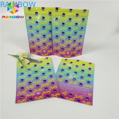 관례 1oz 3.5g 포일 주머니 포장 냄새 증거 잡초 포장 부대 광택 있는 표면