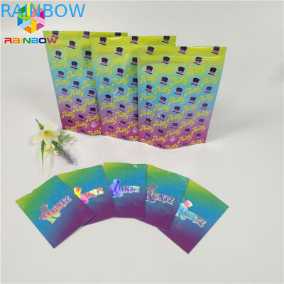 Runtz 부대 과자/알약/고무 같은 곰 신청을 포장하는 증거 포일 주머니를 냄새맡으십시오