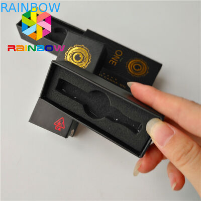 크기 Vape 주문 카트리지 포장 상자 Cbd 분무기 장비 광택이 없는 지상 끝