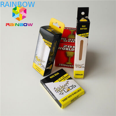 CBD 정유 병 포장 상자 낮은 Moq 주문 인쇄 1oz는 2개 Oz 카드 종이를 재생했습니다