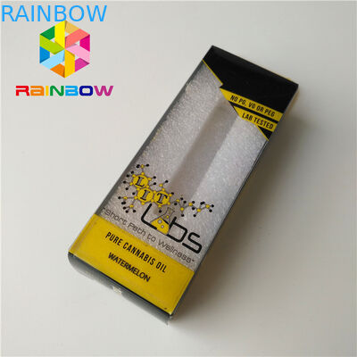 CBD 정유 병 포장 상자 낮은 Moq 주문 인쇄 1oz는 2개 Oz 카드 종이를 재생했습니다