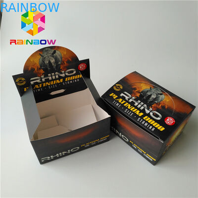 광택이 없는 지상 끝 초본 향 포장 상자 시가 담배 광택지 상자