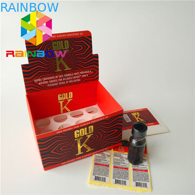 광택이 없는 지상 끝 초본 향 포장 상자 시가 담배 광택지 상자