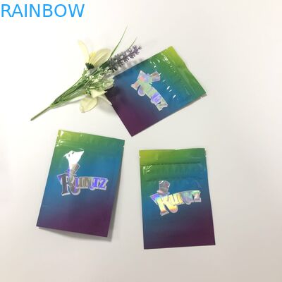 초본 향 알루미늄 호일은 창을 가진 Runtz 플라스틱 Gravnre 인쇄를 자루에 넣습니다