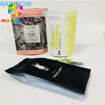 알루미늄 호일 차 포장 주머니는 위로 자루에 넣습니다 주문을 받아서 만들어진 인쇄된 아이 증거를 서 있습니다