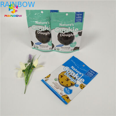 알루미늄 호일을 위로 서 있는 Doypack Resealable Ziplock는 과자 포장을 자루에 넣습니다