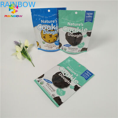 다채로운 작은 Mylar 알루미늄 호일 음식 패킹 부대는 건빵/건조한 과일을 위한 자물쇠를 지퍼로 잠급니다