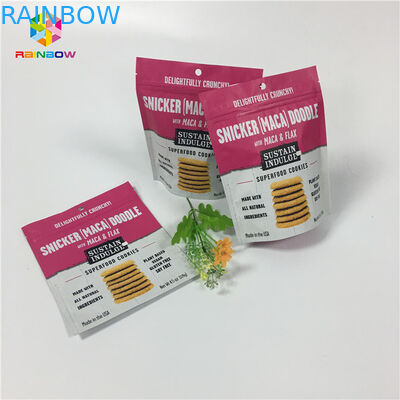 차/분말/커피는 지퍼 주머니 부대 냄새 증거 많은 광택이 없는 Doypack를 위로 서 있습니다