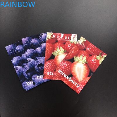 인쇄된 3 측을 서류 봉투 관례를 포장하는 포일에 의하여 일렬로 세워진 광택 있는 물자 초본 향은 밀봉했습니다