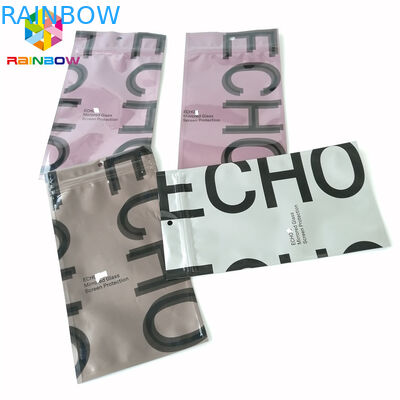 알루미늄 호일 지플락 패킹은 3 편들어진 밀봉한 플라스틱 빈 차 주머니를 자루에 넣습니다