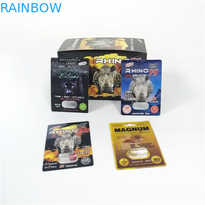 까만 Zen Paper Display Mama 수상 카드를 포장하는 남성 증진 약물 물집 팩